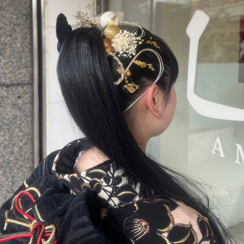 アップヘアスタイル 成人式ヘアスタイル 卒業式ヘアスタイル ポニーテール